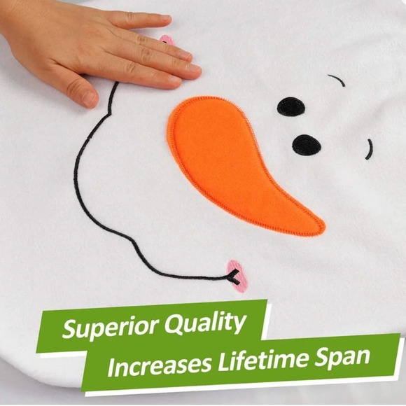 NIB! Winter Snowman 4 piece bathroom decorations - Picture 2 of 4